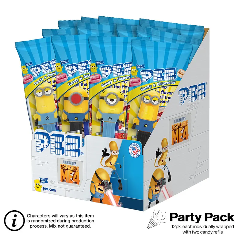 Despicable Me 4 Pez Party Pack – 12 Individually Wrapped Units 1