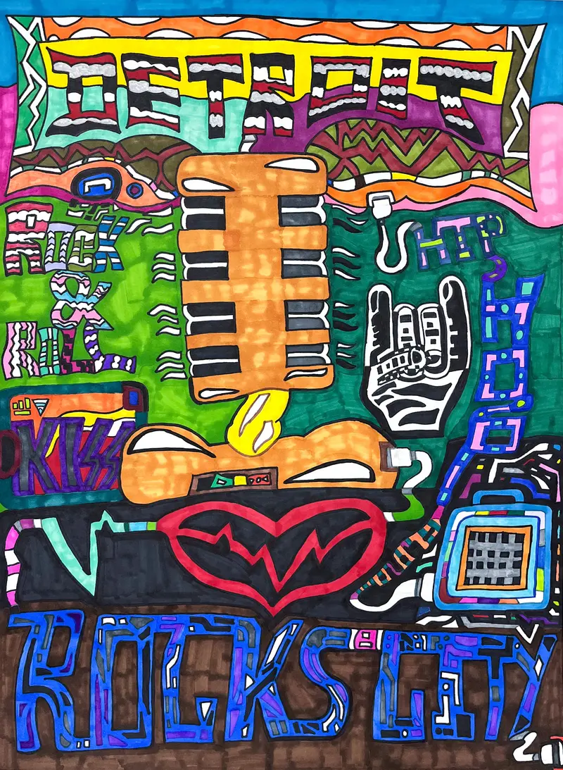 Detroit Rock City Giclée Print By Jeremy Taylor 1