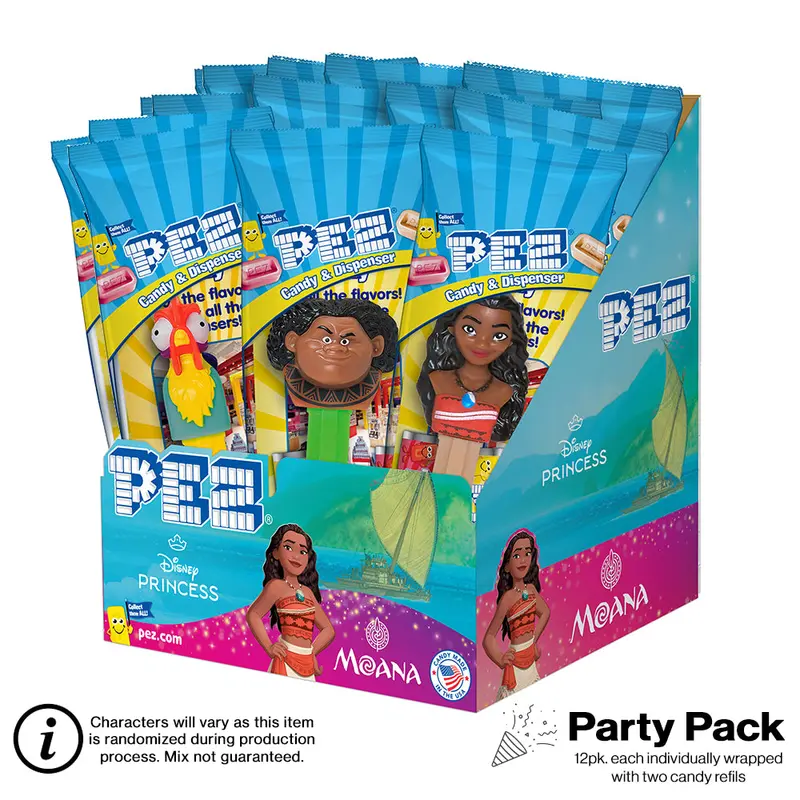 Disney Moana Pez Party Pack – 12 Individually Wrapped Units 1