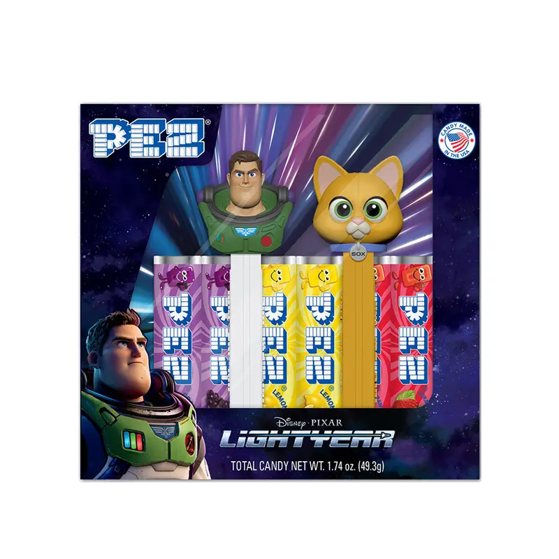 Disney•Pixar Lightyear Duo Gift Set – Buzz Lightyear & Sox Pez Figures 1