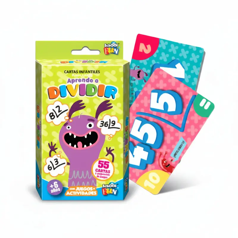 Division Practice Flash Cards For Elementary Students 1