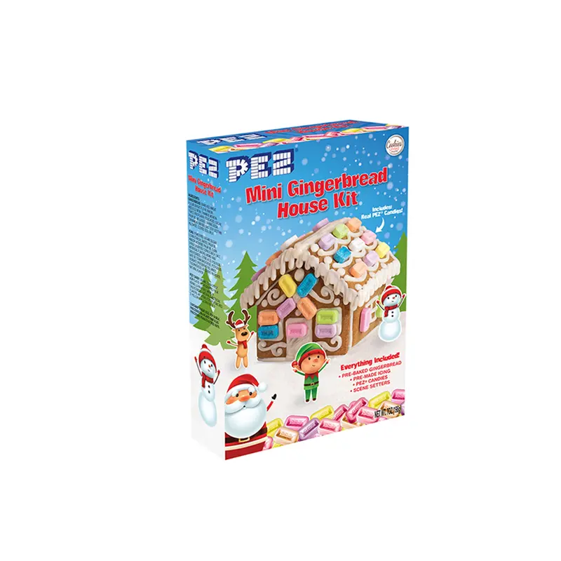 Diy Mini Gingerbread House Kit With Pez Candy 1