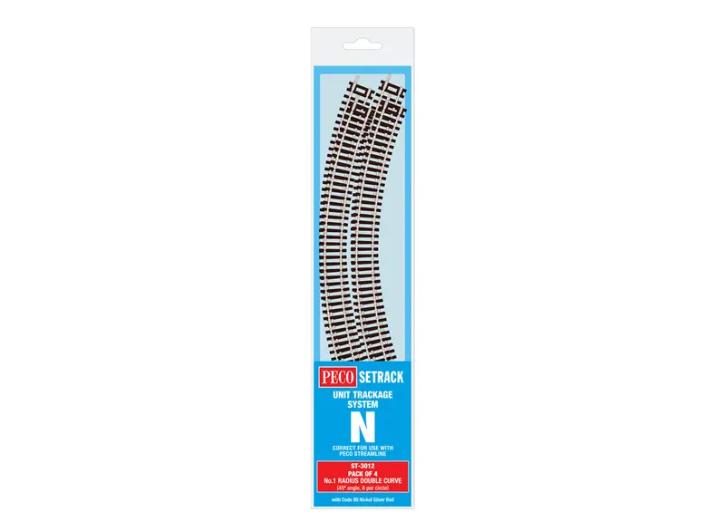 Double Curve Track – 1St Radius, 4-Pack (Alternate Listing) 1