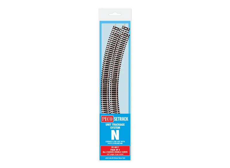 Double Curve Track – 3Rd Radius, 4-Pack 1