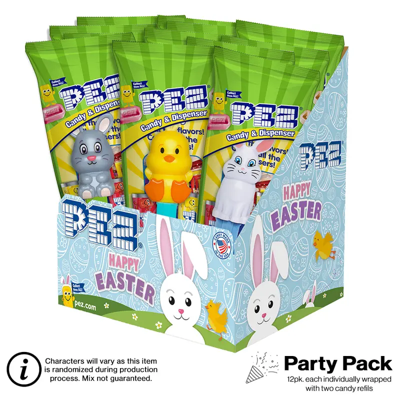 Easter-Themed Pez Party Pack – 12 Individually Wrapped Units 1