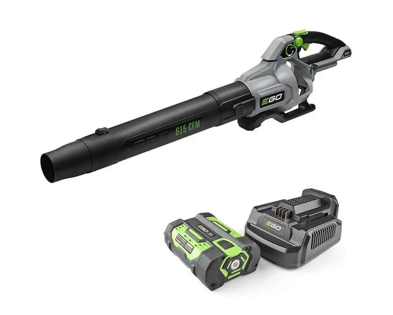 Ego Power+ Lb6151E Cordless Leaf Blower – 56V Lithium-Ion Kit With Battery And Charger 1