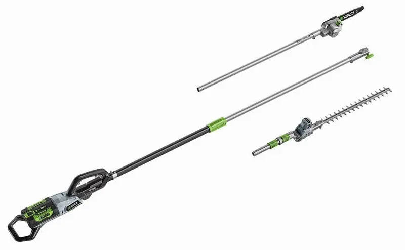 Ego Ppcx1000 Professional X Telescopic Pole – Pruning Saw & Hedge Trimmer Combo Attachment 1