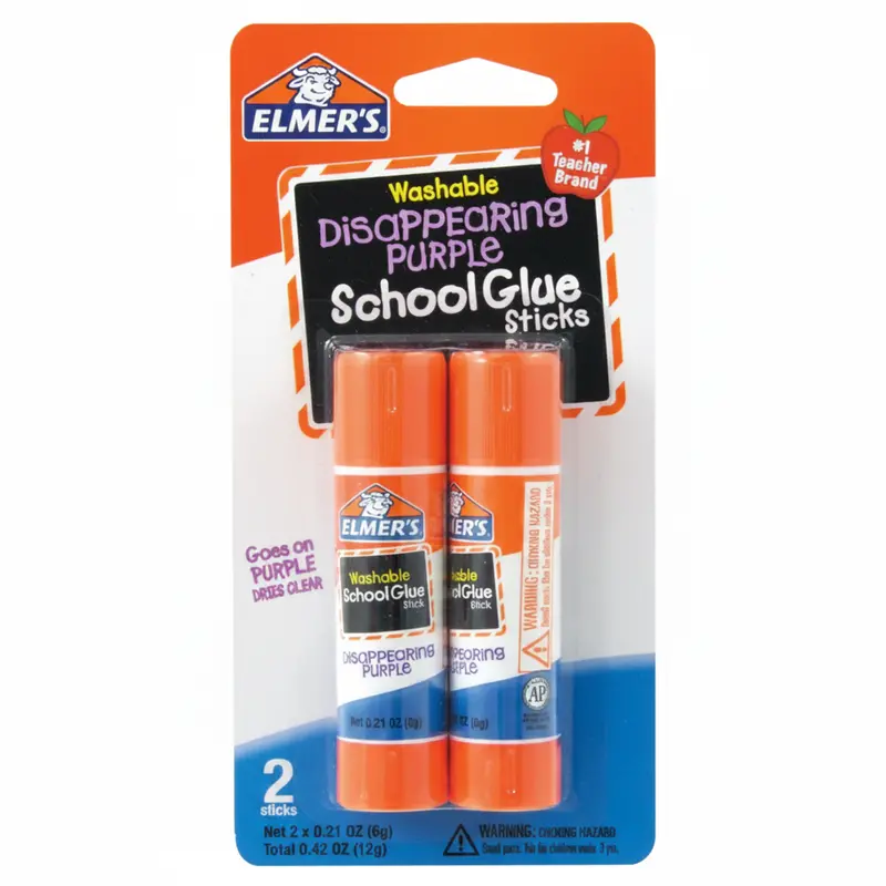 Elmer'S Washable Purple Glue Sticks – 2-Pack 1