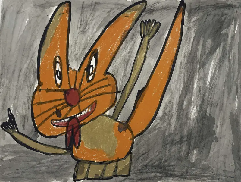 Eric Green'S Giant Orange-Brown Show Cat Portrait 1