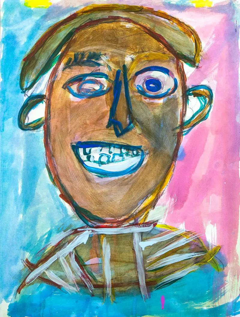 Expressive Facial Exploration: "Blue Nose Me" By Alsendoe Owens 1