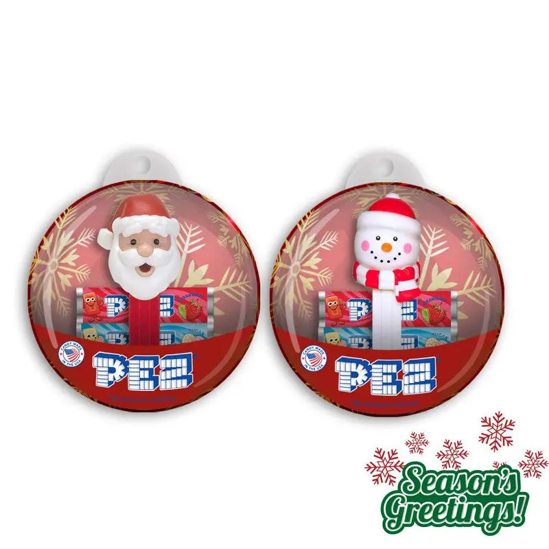 Festive Mini Santa & Snowman Ornament Set (2-Pack) 1
