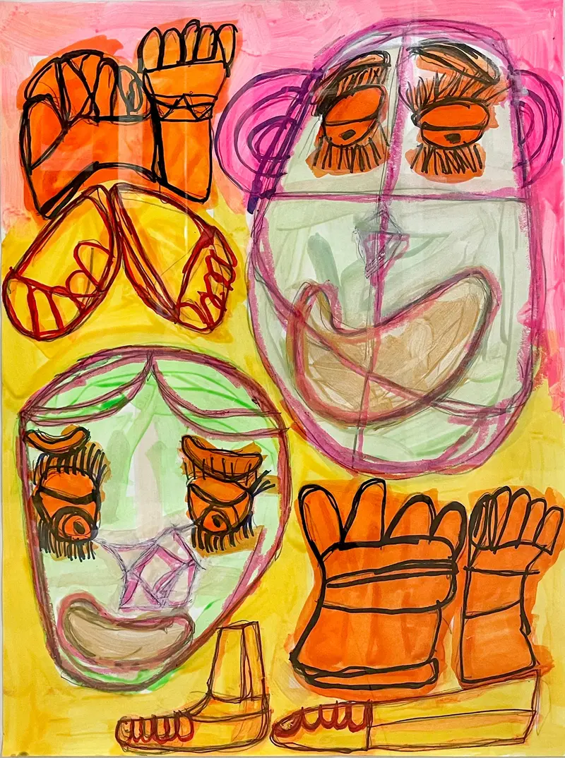 Figurative Study: Faces, Feet & Hands By Renee Rogan 1