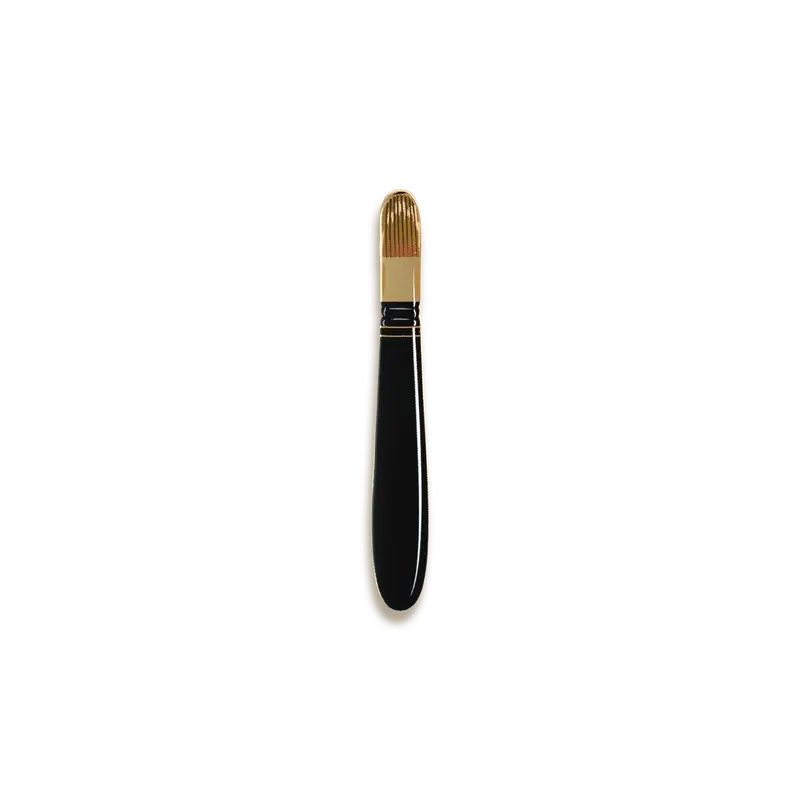 Filbert Paintbrush Art Supply Enamel Pin – The Gray Muse 1
