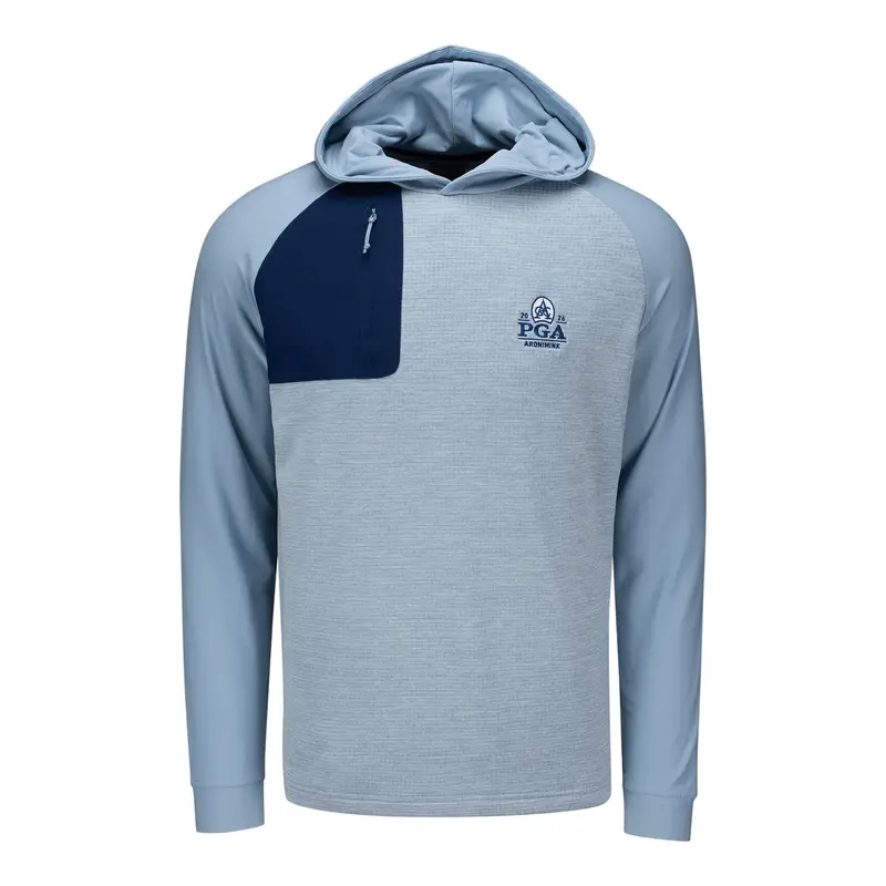 Footjoy 2026 Pga Championship Thermoseries Pullover Hoodie – Light Blue 1