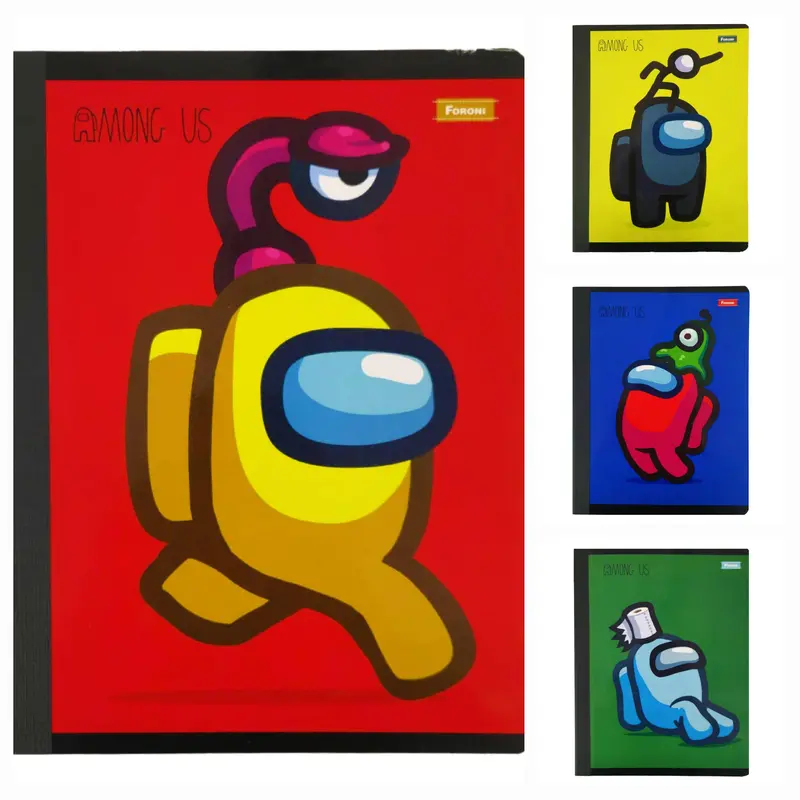 Foroni Among Us-Themed Spiral Notebooks – Fun School Supplies 1