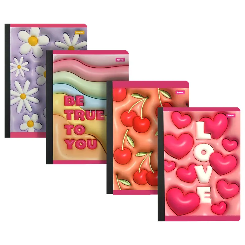 Foroni Girly-Covered Notebooks – Stylish Softcover Options 1