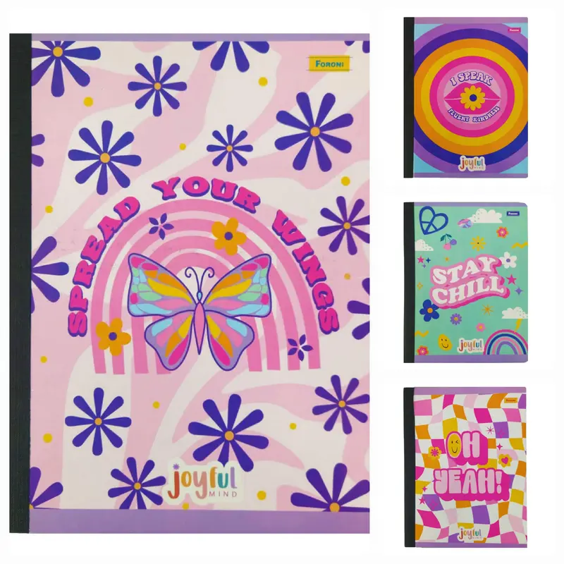 Foroni Good Vibe Spiral Notebook – Lined Journal For Teens And Adults 1