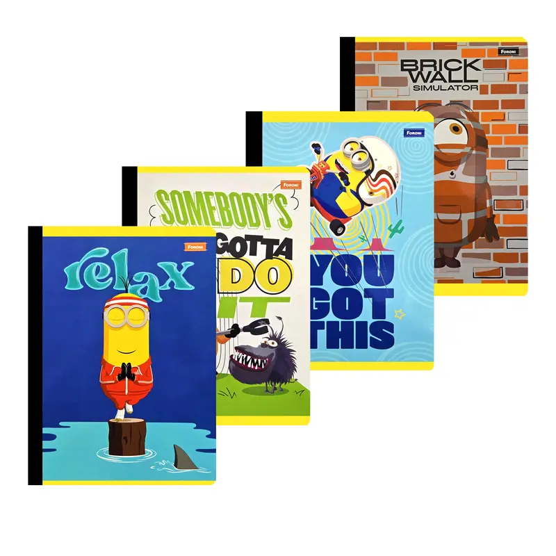 Foroni Minions-Themed Notebooks – Fun Character Design For Kids 1