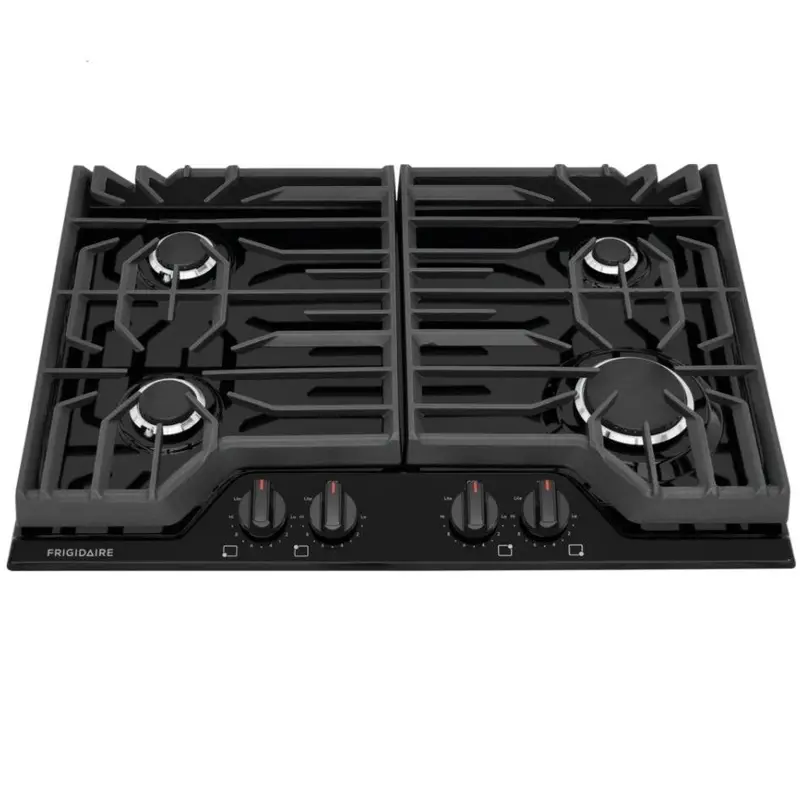 Frigidaire 30-Inch Black Porcelain Gas Cooktop 1