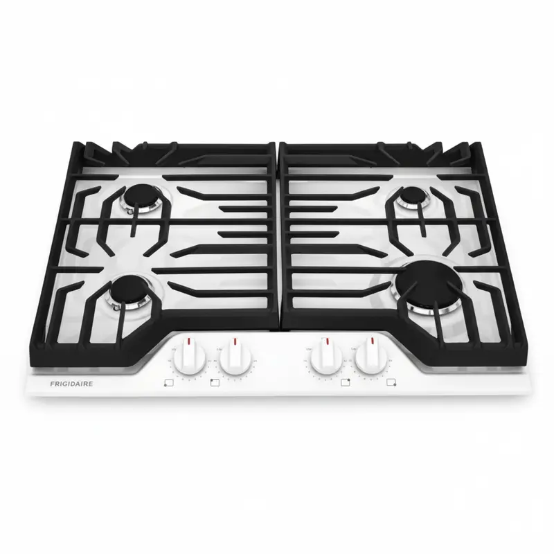 Frigidaire 30-Inch White Ceramic Gas Cooktop 1