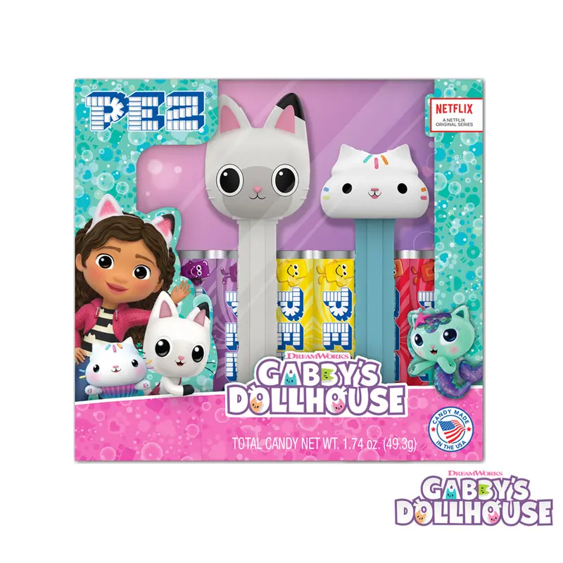 Gabby’S Dollhouse Pez Collection – Pandy Paws And Cakey Cat 1