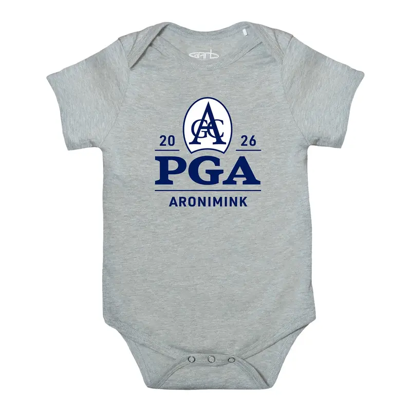 Garb Infant 2026 Pga Championship Onesie – Heather Grey 1