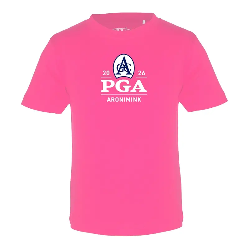 Garb Kids' 2026 Pga Championship T-Shirt – Pink Toddler Fit 1