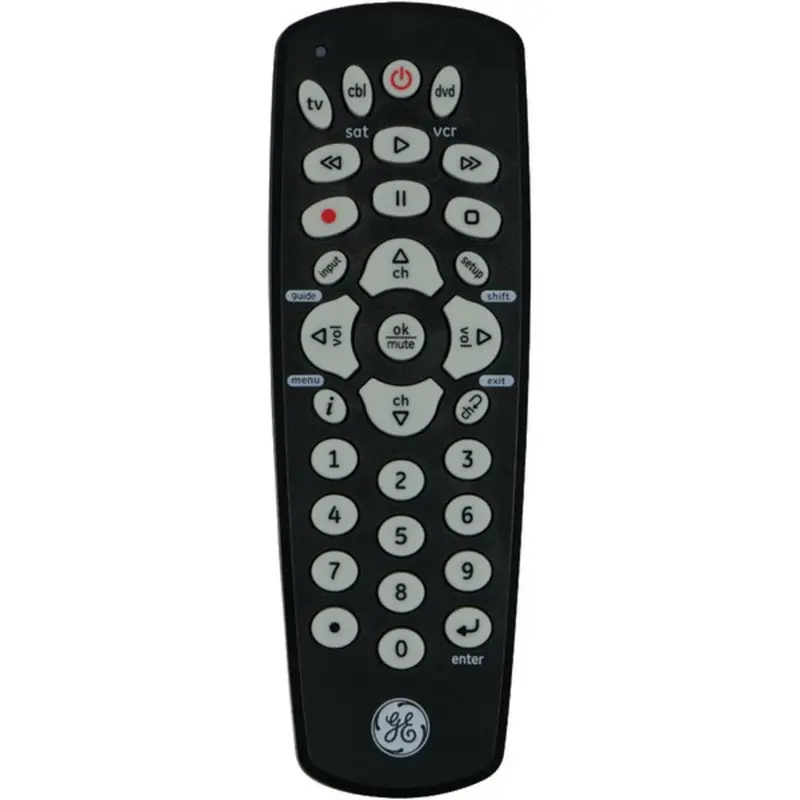 Ge Universal 3-Device Remote Control For Tvs, Dvd Players & More 1
