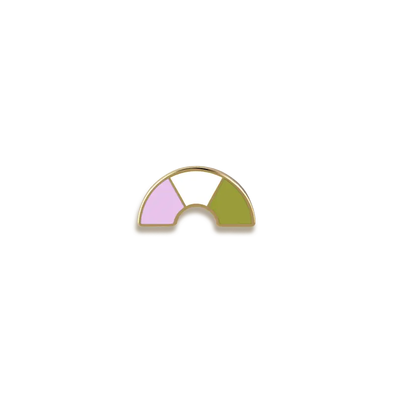 Genderqueer Pride Enamel Pin – Expressive Identity Badge By Pinultimate 1