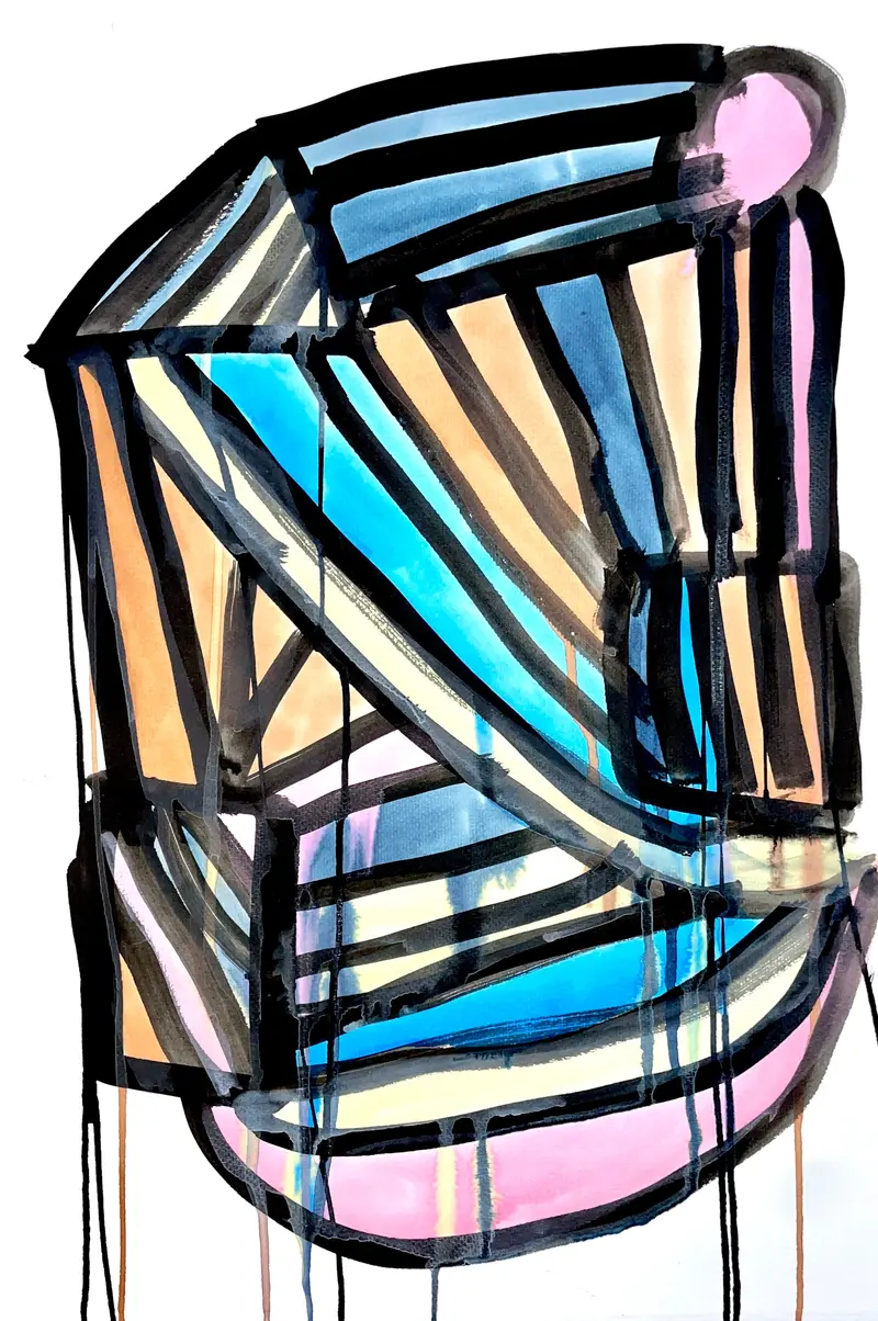Geometric Shape Connection Artwork #14 By Stephan Tatum 1
