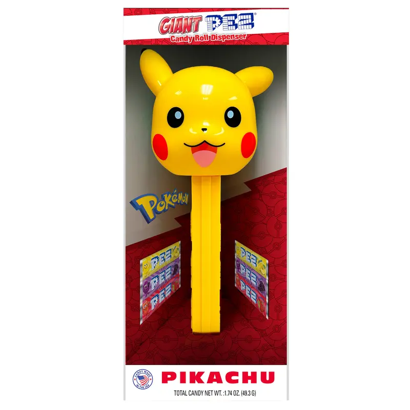 Giant-Scale Pikachu Pez Candy Roll Dispenser 1