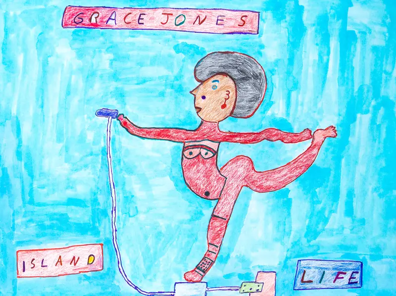 Grace Jones Island Life Art Print By Marear Smith 1