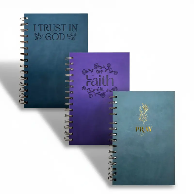 Greatworks Compact Spiral Journal With Uplifting Spiritual Quotes 1