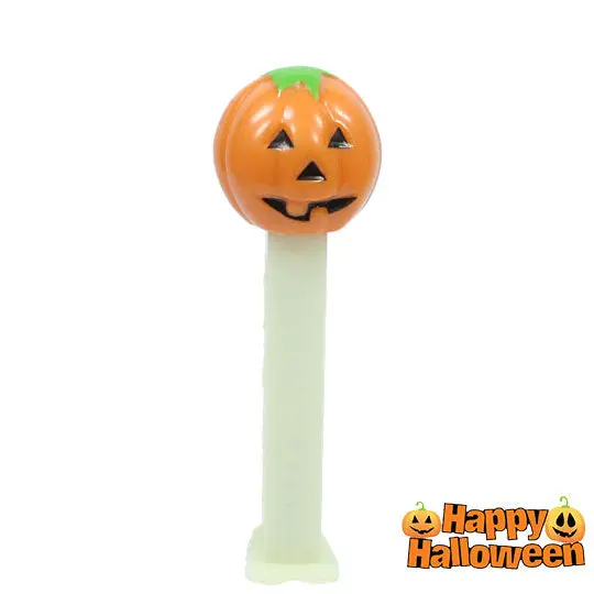 Halloween Pumpkin Pez Dispenser – Glow-In-The-Dark Stem 1