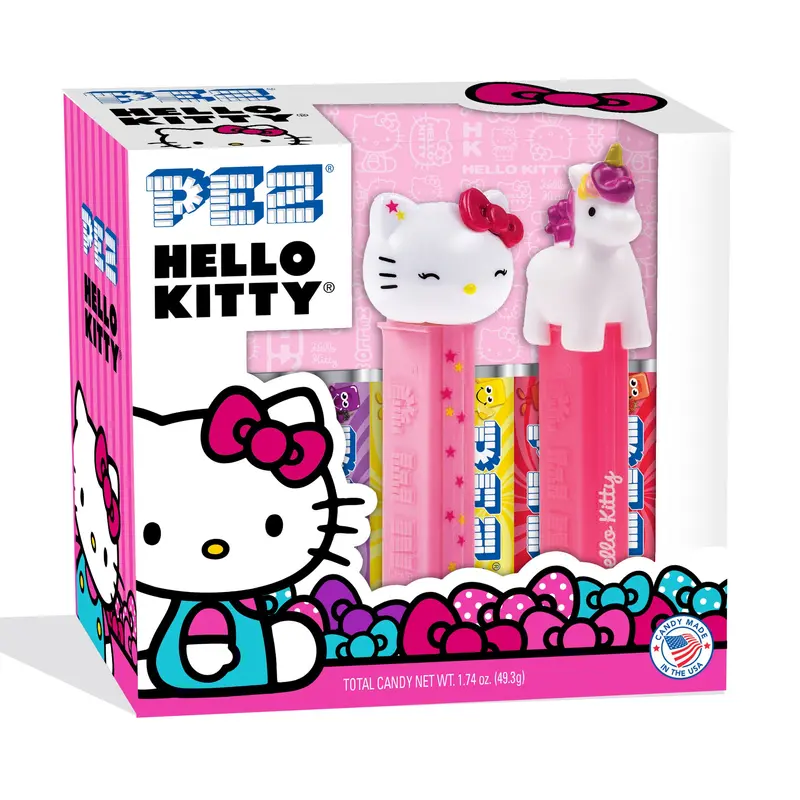 Hello Kitty And Unicorn Themed Twin-Pack Pez Set 1