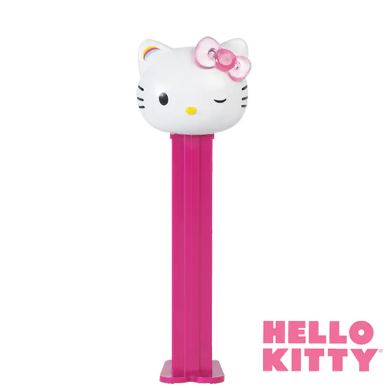Hello Kitty Rainbow Pez Dispenser – Colorful Candy Dispenser 1
