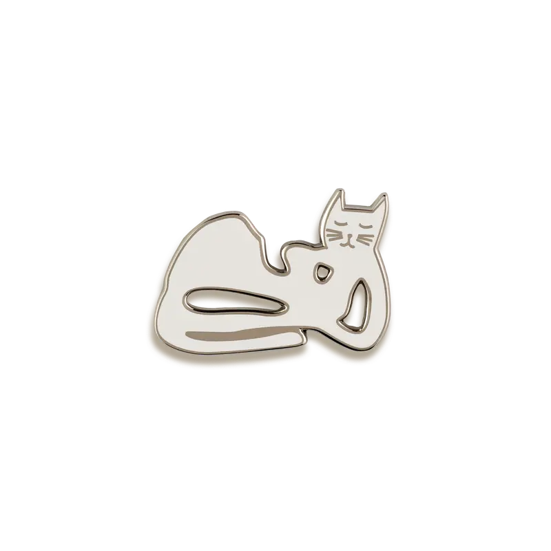 Henry Meowre Cat Enamel Pin – Niaski 1