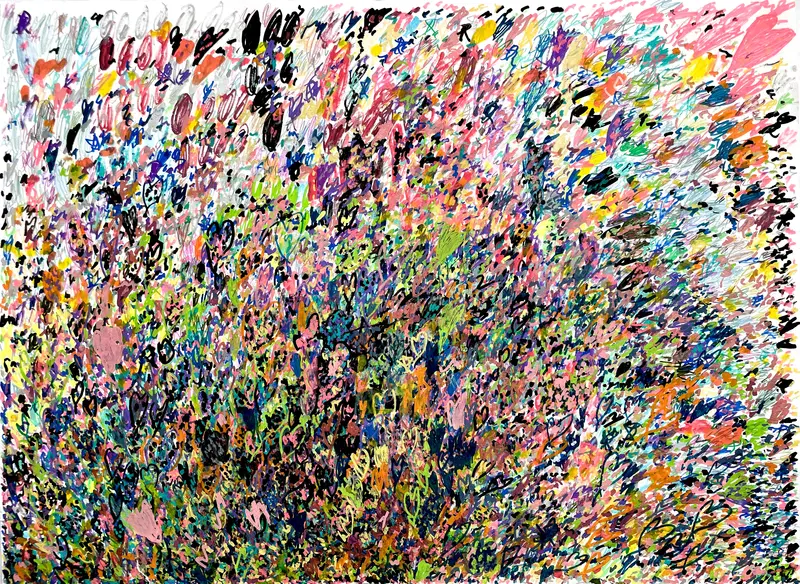 Hot – Expressive Contemporary Painting By Amanda Ross-Ferree 1