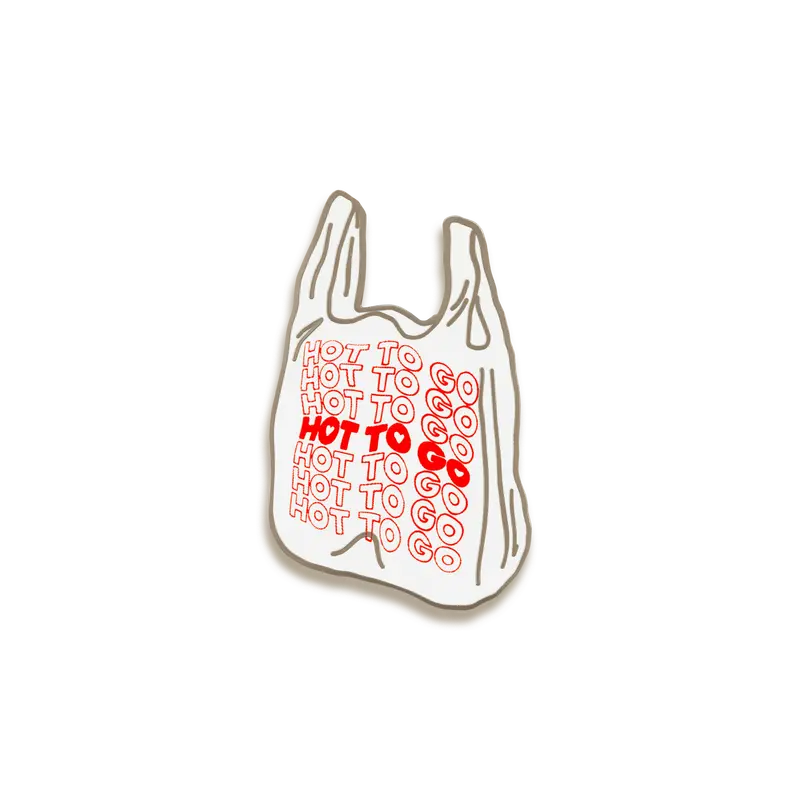 Hot To Go Enamel Pin – A Fink & Ink Caffeinated Style 1