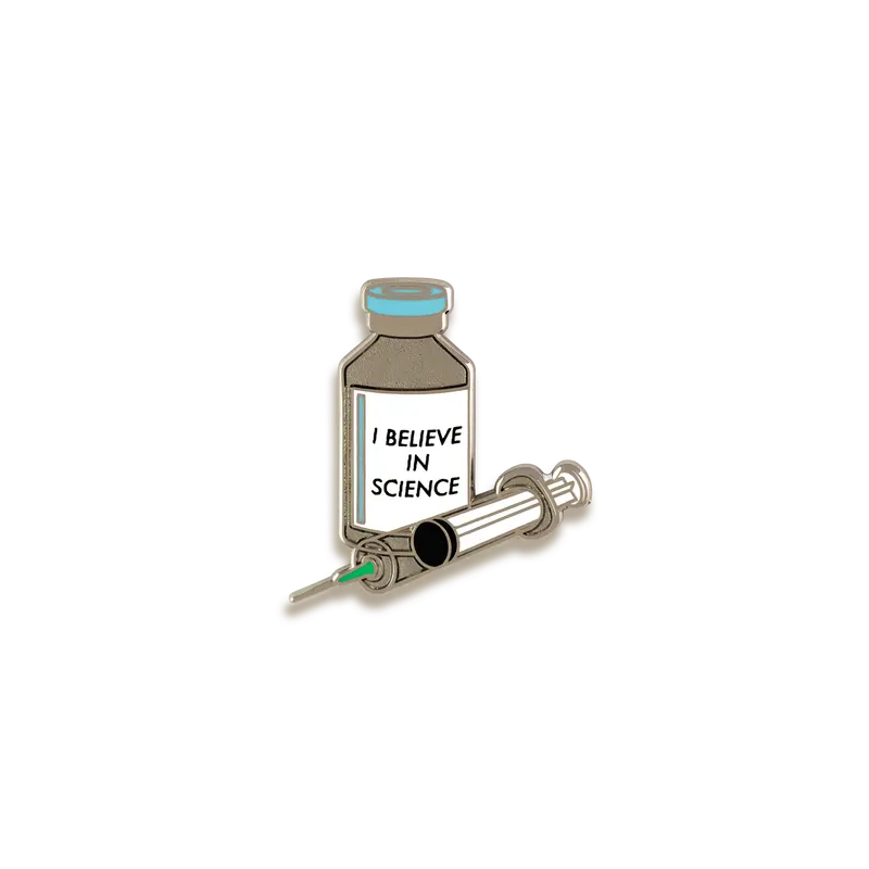 I Believe In Science Stem Advocacy Enamel Pin – V Coterie 1