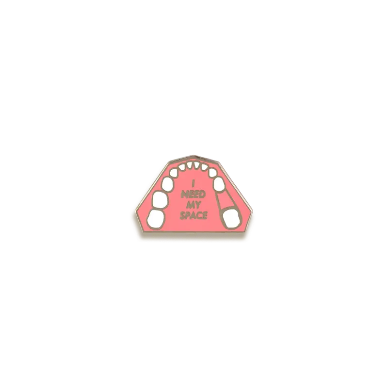 I Need My Space Introvert-Friendly Enamel Pin – V Coterie 1