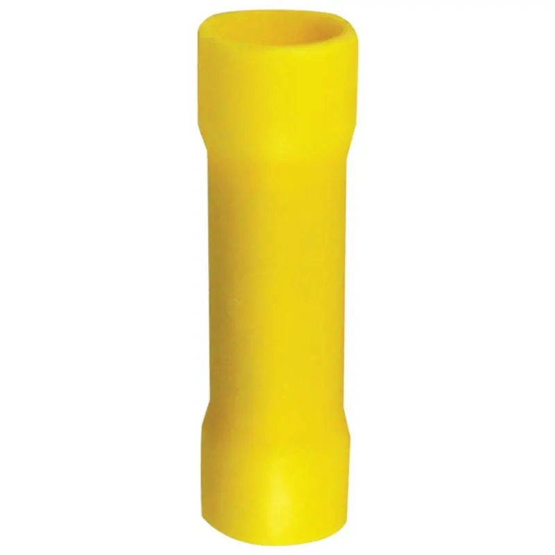 Install Bay Yvbc4 Vinyl Butt Connectors – Yellow, 4 Awg, 25-Pack 1