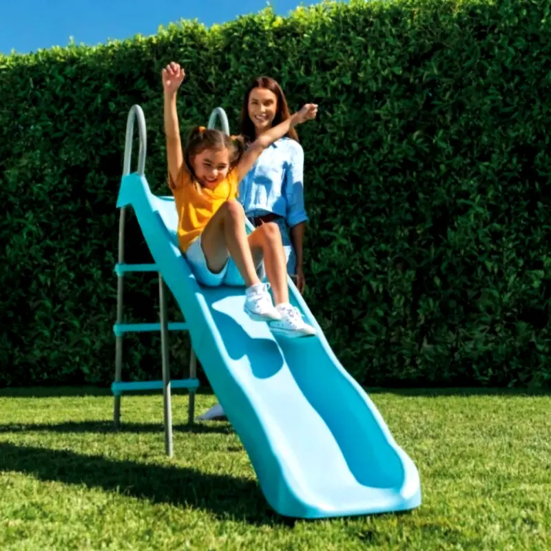 Intex 6-Foot Freestanding Inflatable Slide – Backyard Water Play Feature 1