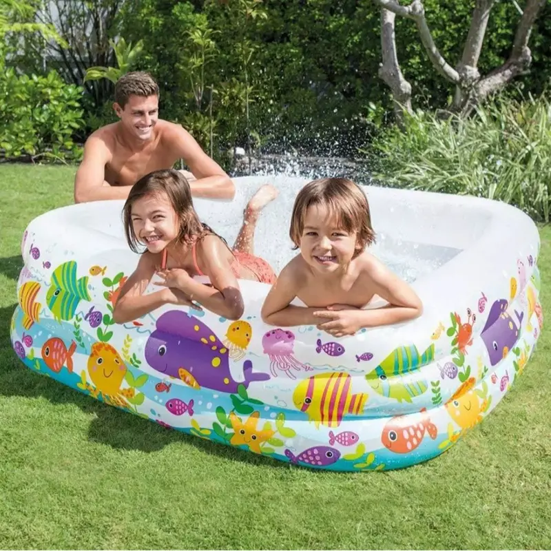 Intex Clearview Sea Aquarium-Inspired Above-Ground Swimming Pool 1