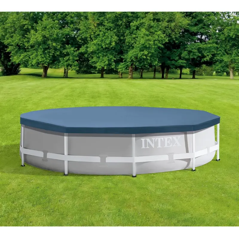 Intex Heavy-Duty Pool Cover For 10-Foot Round And Tubular Pools 1