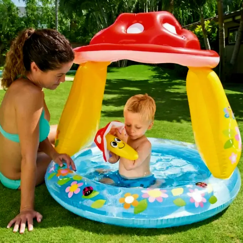 Intex Mushroom-Shaped Inflatable Kiddie Pool 1