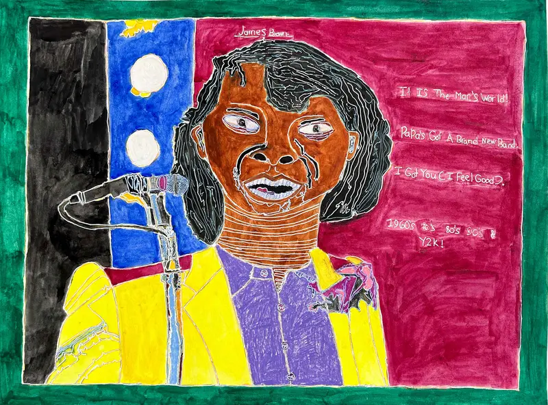 James Brown Tribute Painting By Keisha Miller 1