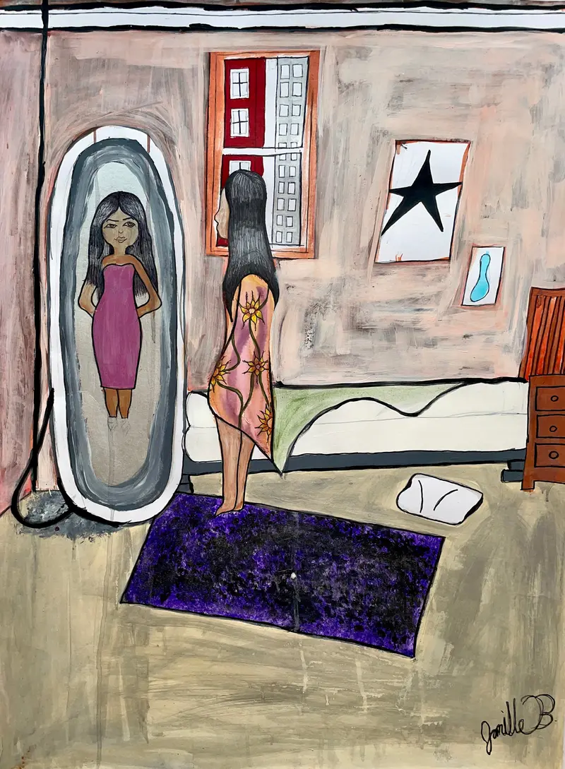 Jamille Berry'S Expressive Distorted Human Figure 1