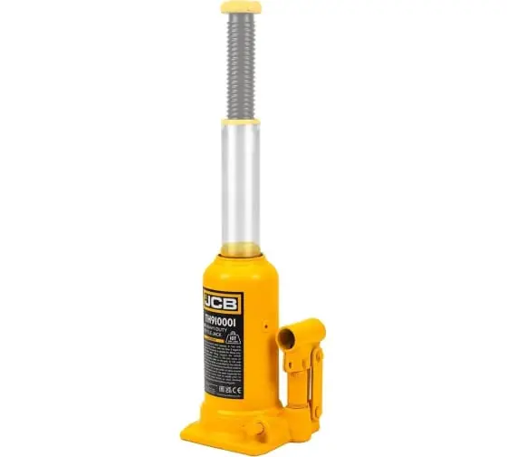 Jcb 10-Tonne Industrial Hydraulic Bottle Jack – 488Mm Maximum Lift Height 1