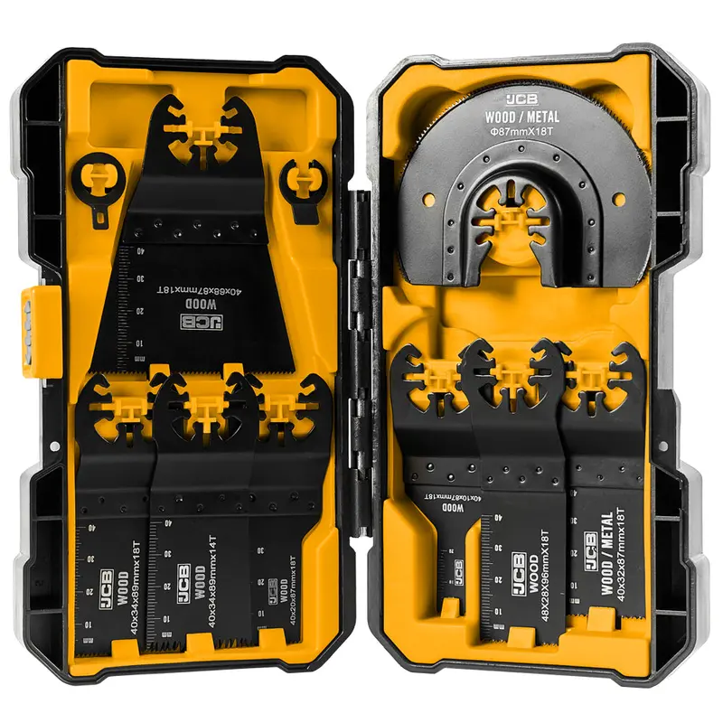 Jcb 8-Piece Multi-Tool Blade Set — Universal Fit For Oscillating Tools | Jcb-Pta-Mt8 1